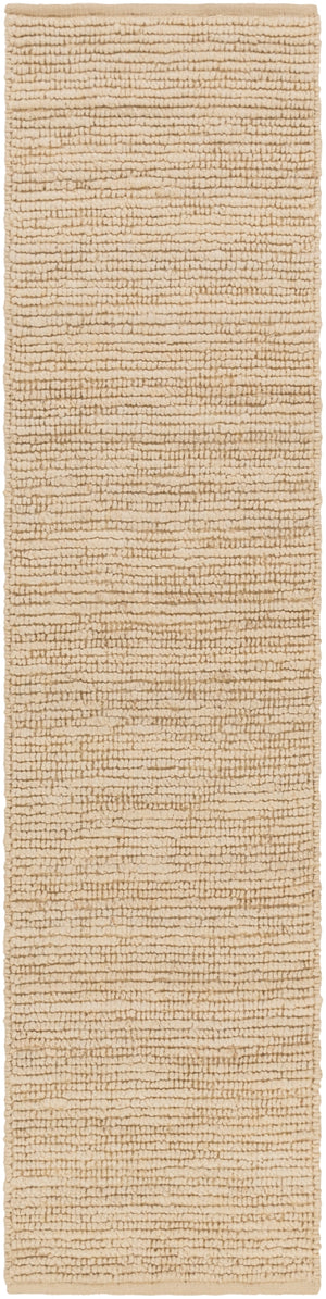 Continental COT-1930 Cottage Jute Rug COT1930-28 Cream 100% Jute 2' x 8'