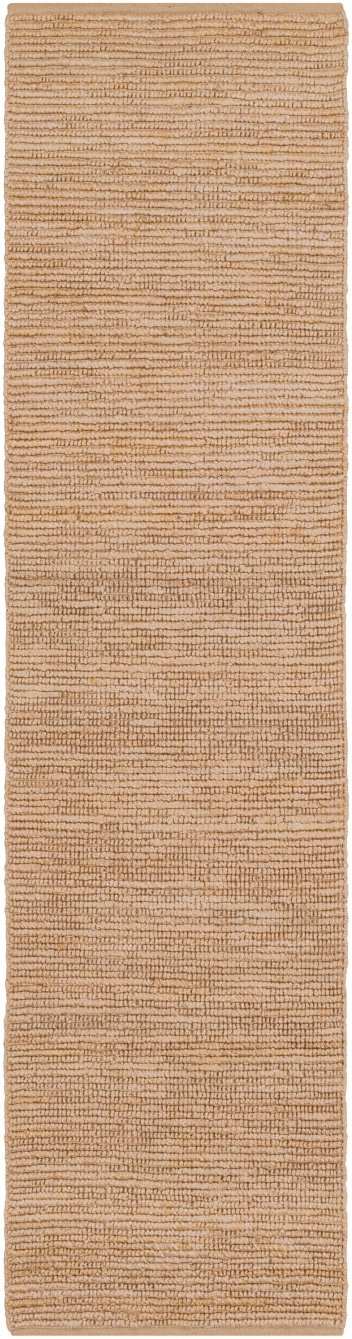 Continental COT-1931 Cottage Jute Rug COT1931-2610 Camel 100% Jute 2'6" x 10'