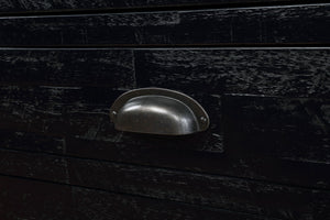 Vilo Home Country Solid Wood 65" Black TV Stand with 2 Drawers and 2 Doors VH6505 VH6505