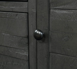 Vilo Home Country Solid Wood 65"  Gray TV Stand with 2 Drawers and 2 Doors VH6506 VH6506