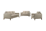 Porter Designs Annie Wood Trim Contemporary Sofa Cream 01-216-01-3039