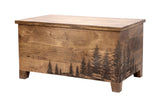 Cascade Solid Wood Contemporary Coffee Table
