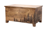 Porter Designs Cascade Solid Wood Contemporary Coffee Table Natural 05-215-12-5550