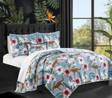 Orithia Queen 4pc Quilt Set