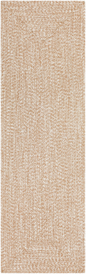 Chesapeake Bay CPK-2300 Cottage Polypropylene Rug CPK2300-268 Camel, Cream 100% Polypropylene 2'6" x 8'