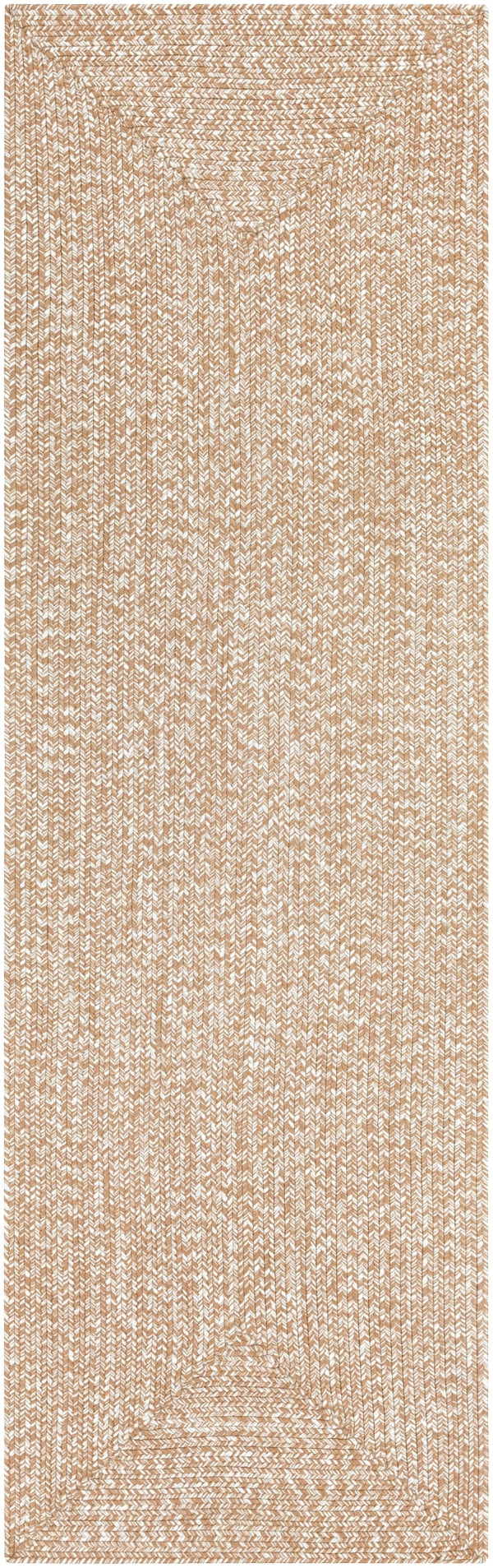 Chesapeake Bay CPK-2300 Cottage Polypropylene Rug CPK2300-268 Camel, Cream 100% Polypropylene 2'6" x 8'