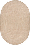 Chesapeake Bay CPK-2300 Cottage Polypropylene Rug CPK2300-69OV Camel, Cream 100% Polypropylene 6' x 9' Oval