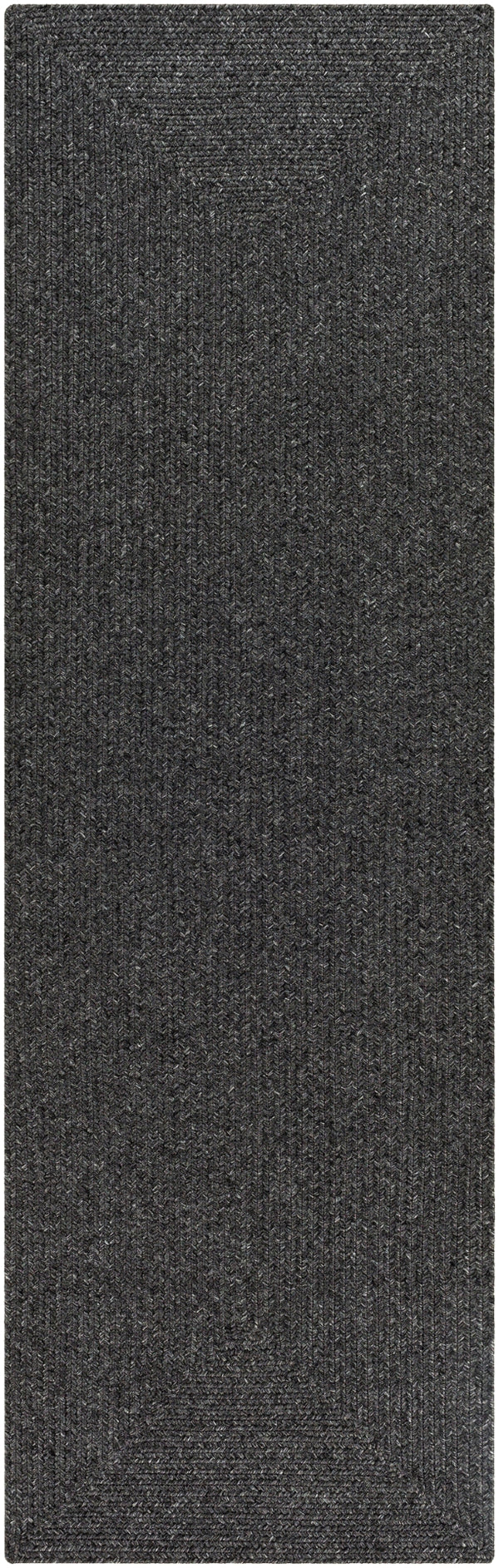Chesapeake Bay CPK-2301 Cottage Polypropylene Rug CPK2301-268 Charcoal 100% Polypropylene 2'6" x 8'