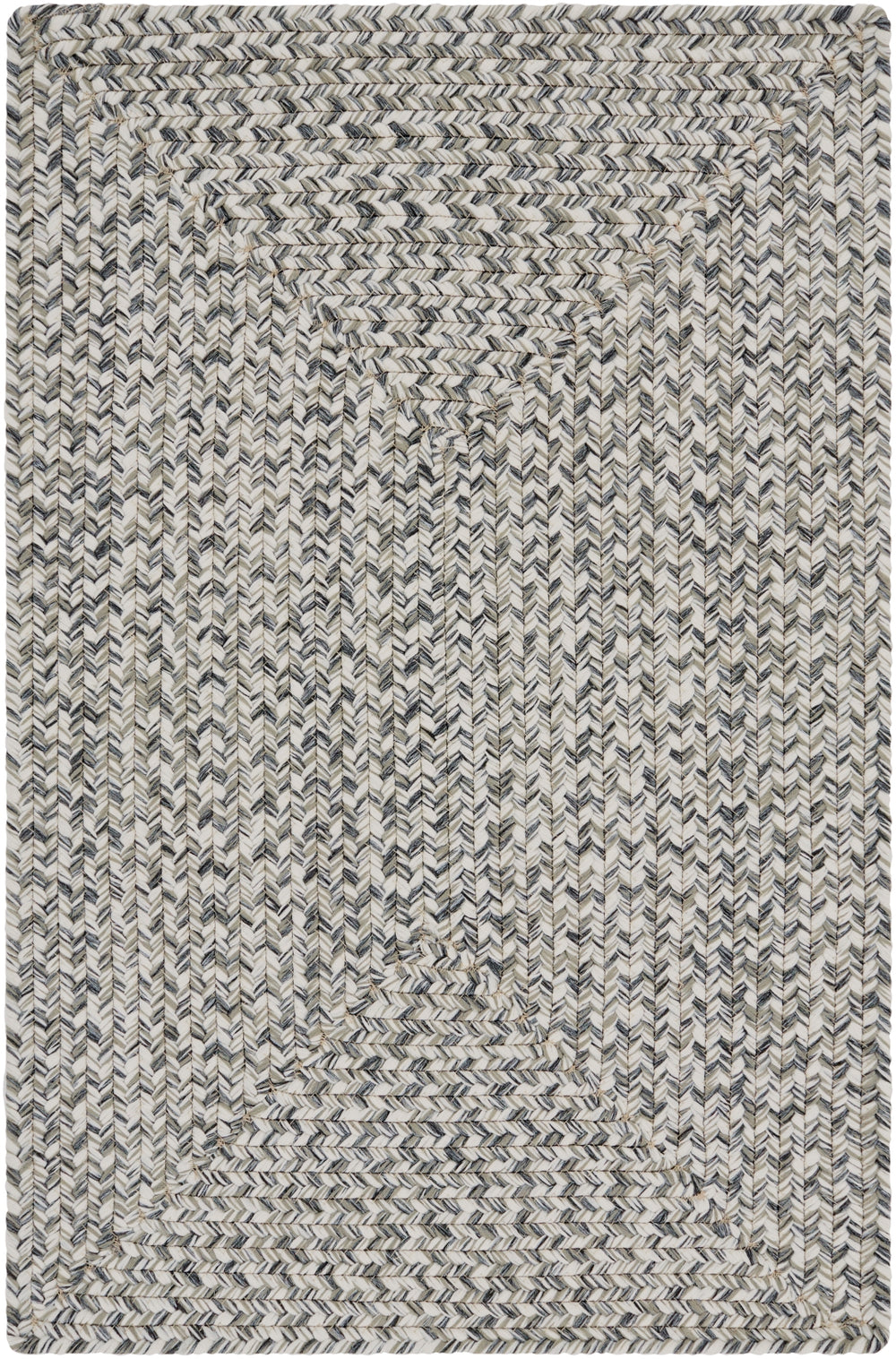 Chesapeake Bay CPK-2302 Cottage Polypropylene Rug CPK2302-86116 Charcoal, Medium Gray, Cream 100% Polypropylene 8'6" x 11'6"