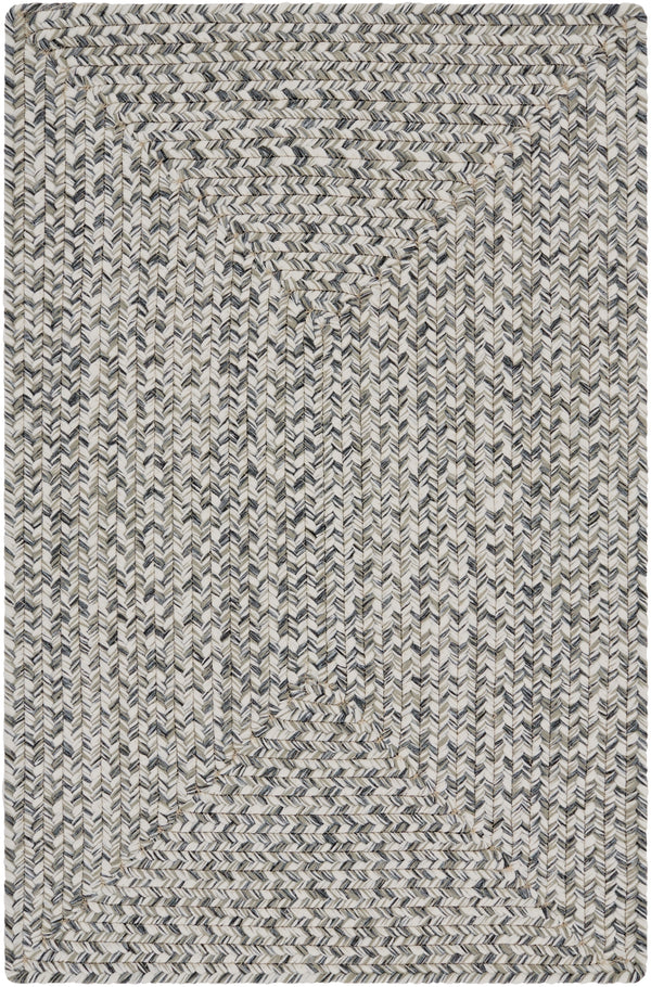 Chesapeake Bay CPK-2302 Cottage Polypropylene Rug CPK2302-86116 Charcoal, Medium Gray, Cream 100% Polypropylene 8'6" x 11'6"