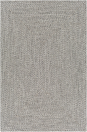 Chesapeake Bay CPK-2302 Cottage Polypropylene Rug CPK2302-576 Charcoal, Medium Gray, Cream 100% Polypropylene 5' x 7'6"