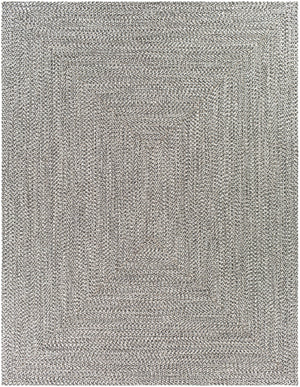 Chesapeake Bay CPK-2302 Cottage Polypropylene Rug CPK2302-7696 Charcoal, Medium Gray, Cream 100% Polypropylene 7'6" x 9'6"