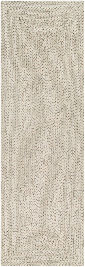 Chesapeake Bay CPK-2303 Cottage Polypropylene Rug CPK2303-268 Medium Gray, Camel, Cream 100% Polypropylene 2'6" x 8'