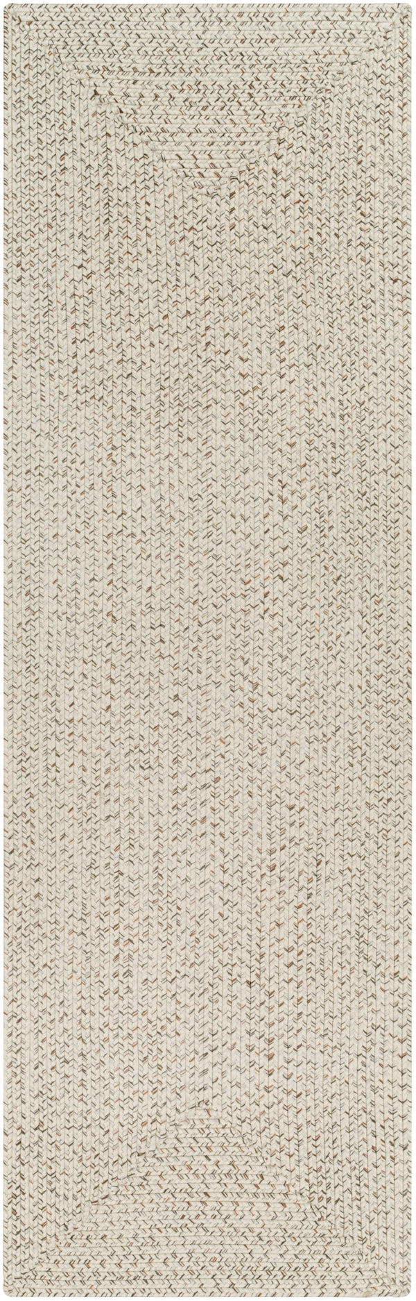 Chesapeake Bay CPK-2303 Cottage Polypropylene Rug CPK2303-268 Medium Gray, Camel, Cream 100% Polypropylene 2'6" x 8'