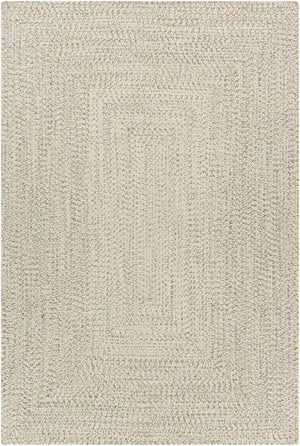 Chesapeake Bay CPK-2303 Cottage Polypropylene Rug CPK2303-576 Medium Gray, Camel, Cream 100% Polypropylene 5' x 7'6"