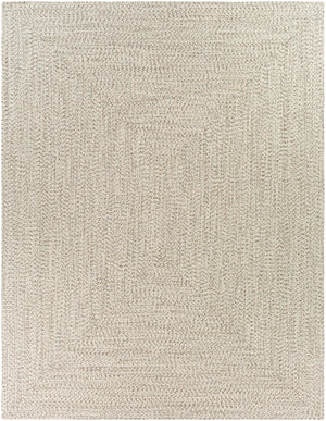 Chesapeake Bay CPK-2303 Cottage Polypropylene Rug CPK2303-7696 Medium Gray, Camel, Cream 100% Polypropylene 7'6" x 9'6"
