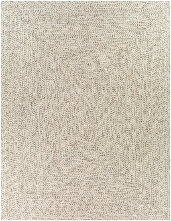 Chesapeake Bay CPK-2303 Cottage Polypropylene Rug CPK2303-7696 Medium Gray, Camel, Cream 100% Polypropylene 7'6" x 9'6"