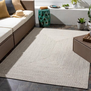 Chesapeake Bay CPK-2303 Cottage Polypropylene Rug CPK2303-86116 Medium Gray, Camel, Cream 100% Polypropylene 8'6" x 11'6"