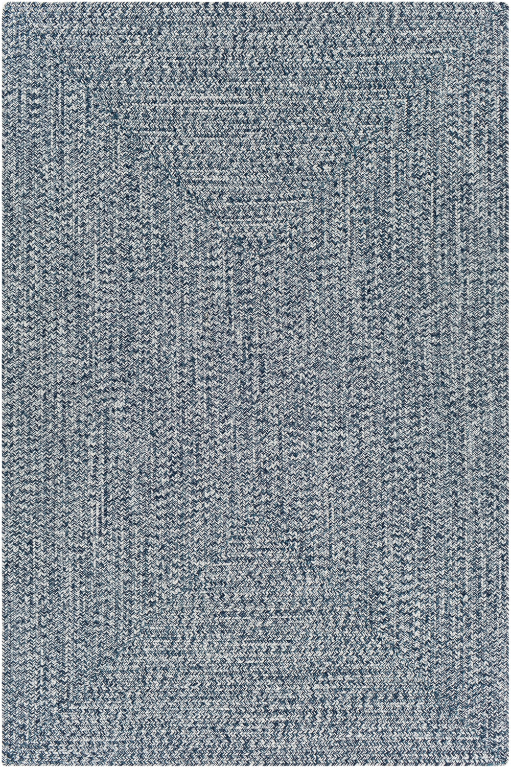 Chesapeake Bay CPK-2304 Cottage Polypropylene Rug CPK2304-86116 Dark Blue, Medium Gray, Cream 100% Polypropylene 8'6" x 11'6"