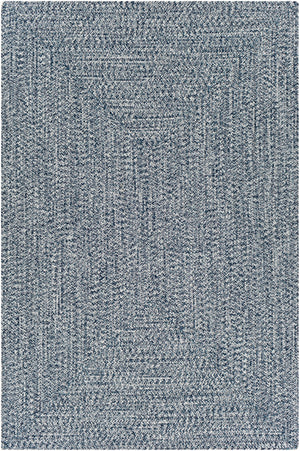 Chesapeake Bay CPK-2304 Cottage Polypropylene Rug CPK2304-86116 Dark Blue, Medium Gray, Cream 100% Polypropylene 8'6" x 11'6"