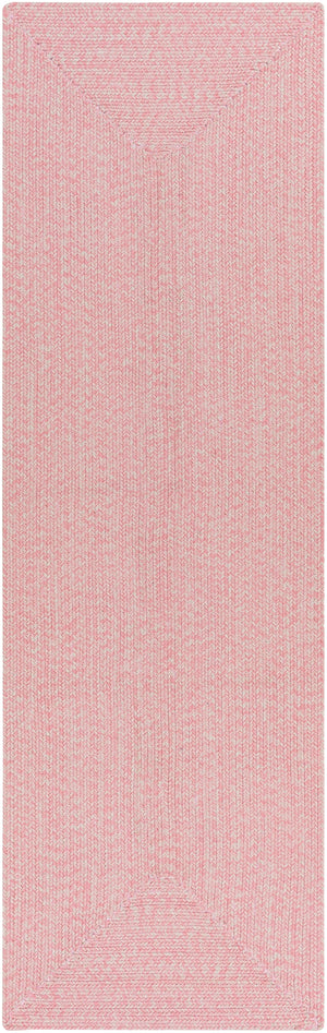 Chesapeake Bay CPK-2305 Cottage Polypropylene Rug CPK2305-268 Pale Pink, Cream 100% Polypropylene 2'6" x 8'