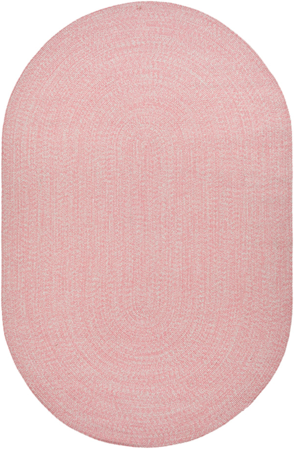 Chesapeake Bay CPK-2305 Cottage Polypropylene Rug CPK2305-69OV Pale Pink, Cream 100% Polypropylene 6' x 9' Oval