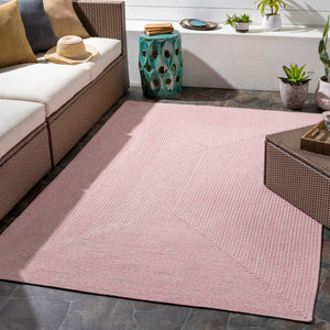 Chesapeake Bay CPK-2305 Cottage Polypropylene Rug CPK2305-86116 Pale Pink, Cream 100% Polypropylene 8'6" x 11'6"