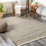 Copenhagen CPN-2302 Modern Wool, Polyester Rug CPN2302-81012 Charcoal, Medium Gray, Taupe, Cream 70% Wool, 30% Polyester 8'10" x 12'