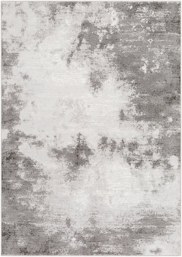 Contempo CPO-3839 Modern Polypropylene Rug CPO3839-92129 Light Gray, White, Charcoal 100% Polypropylene 9' x 12'10"