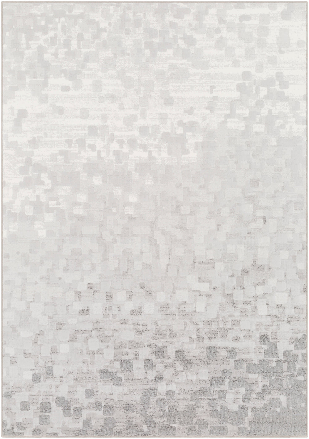 Contempo CPO-3843 Modern Polypropylene Rug CPO3843-92129 Light Gray, White 100% Polypropylene 9' x 12'10"
