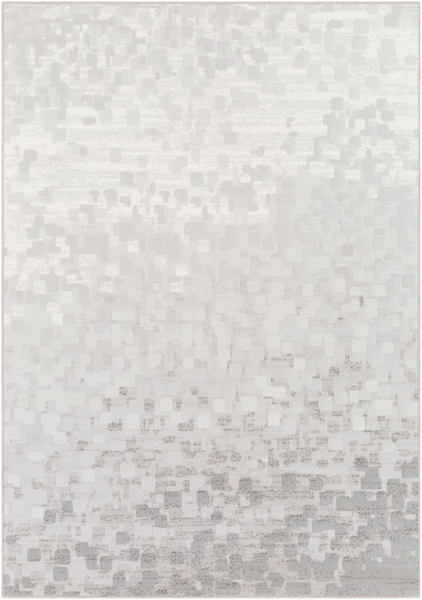 Contempo CPO-3843 Modern Polypropylene Rug CPO3843-92129 Light Gray, White 100% Polypropylene 9' x 12'10"