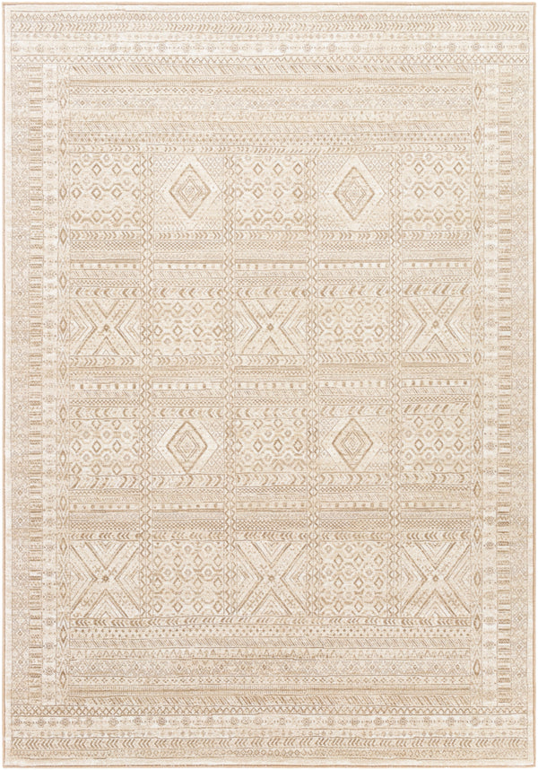 Contempo CPO-3853 Global Polypropylene Rug CPO3853-91210 Cream, Beige, Camel 100% Polypropylene 9' x 12'10"