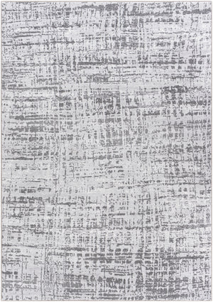 Contempo CPO-3856 Modern Polypropylene Rug CPO3856-91210 Medium Gray, Light Gray, Charcoal, Cream 100% Polypropylene 9' x 12'10"