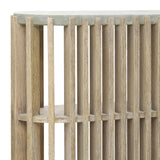 Pulaski Furniture Wood Slat Display Console with Concrete Top P301558-PULASKI P301558-PULASKI