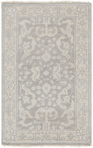 Cappadocia CPP-5007 Traditional Wool Rug CPP5007-913 Charcoal, Moss, Sage, Medium Gray 100% Wool 9' x 13'