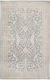 Cappadocia CPP-5007 Traditional Wool Rug CPP5007-5686 Charcoal, Moss, Sage, Medium Gray 100% Wool 5'6" x 8'6"