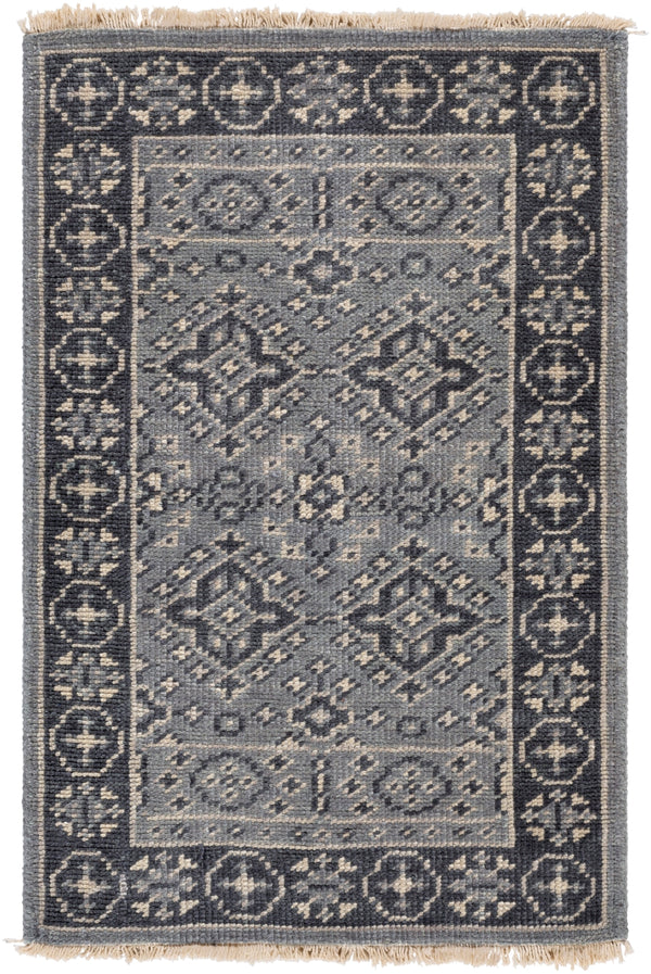 Cappadocia CPP-5012 Traditional Wool Rug CPP5012-913 Denim, Ink, Pale Blue 100% Wool 9' x 13'