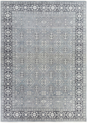Cappadocia CPP-5012 Traditional Wool Rug CPP5012-811 Denim, Ink, Pale Blue 100% Wool 8' x 11'