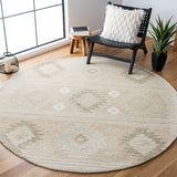 Capri 203  Hand Tufted 100% Wool Pile Rug Beige