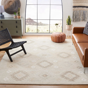Capri 203  Hand Tufted 100% Wool Pile Rug Beige