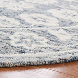 Capri 216  Hand Tufted 100% Wool Pile Rug Blue / Ivory