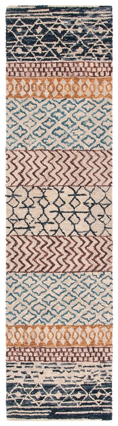 Safavieh Capri 502 Hand Tufted 80% Wool/20% Cotton Contemporary Rug CPR502A-9SQ