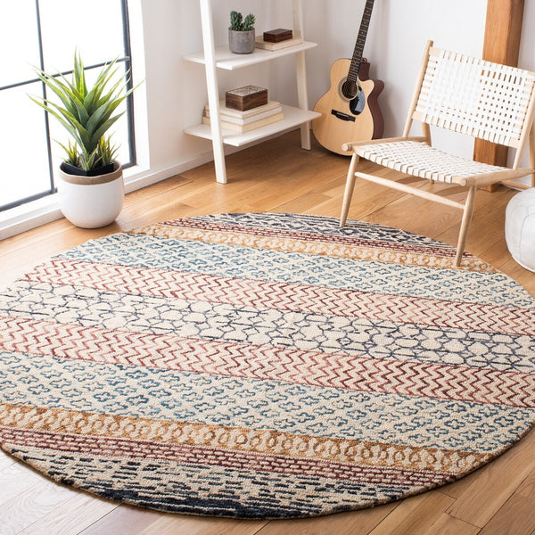 Safavieh Capri 502 Hand Tufted 80% Wool/20% Cotton Contemporary Rug CPR502A-9SQ