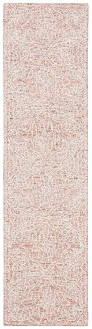 Capri 613  Hand Tufted 80% Wool, 20% Cotton Rug Rust / Ivory