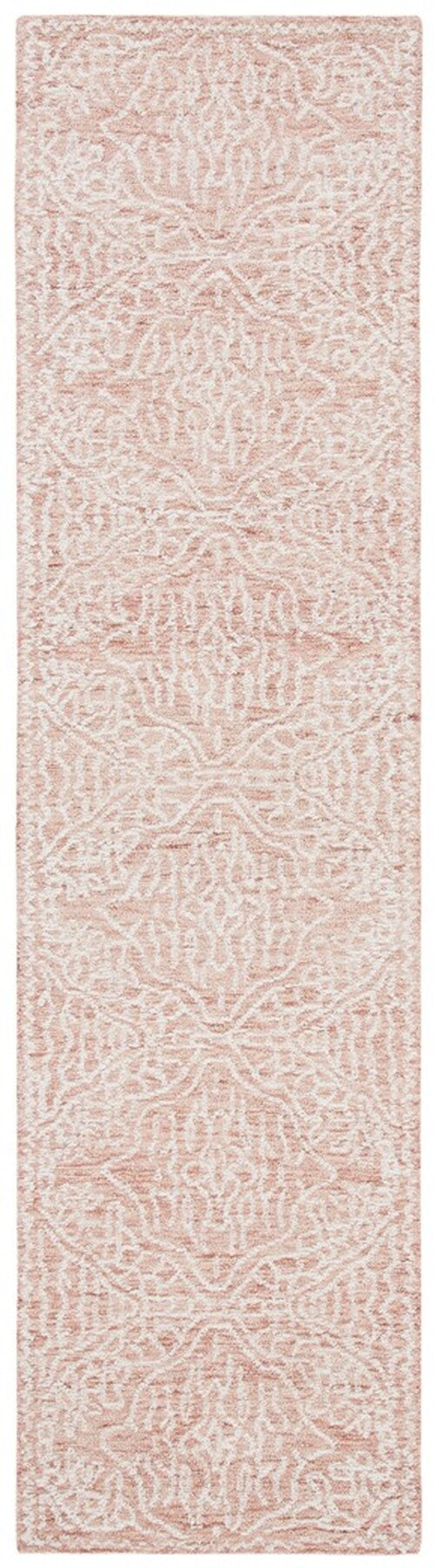 Capri 613  Hand Tufted 80% Wool, 20% Cotton Rug Rust / Ivory