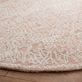 Capri 613  Hand Tufted 80% Wool, 20% Cotton Rug Rust / Ivory