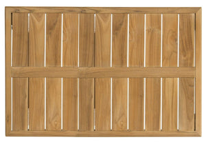 Safavieh Montford Coffee Table Teak Natural Beige Wood Polyester Couture CPT1001A 889048396142