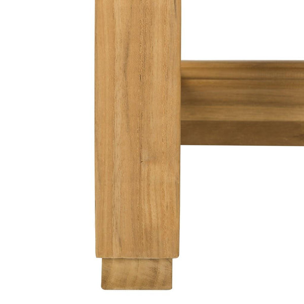 Safavieh Montford Coffee Table Teak Natural Beige Wood Polyester Couture CPT1001A 889048396142