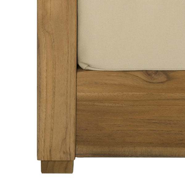 Montford Teak 3-Seat Bench Casing