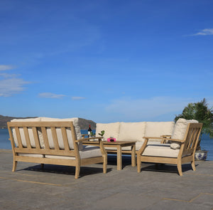 Safavieh Martinique Patio Coffee Table in Natural CPT1014A 889048791541